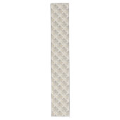 Neutraler geometrischer Tischläufer für moderne De (Vorderseite)