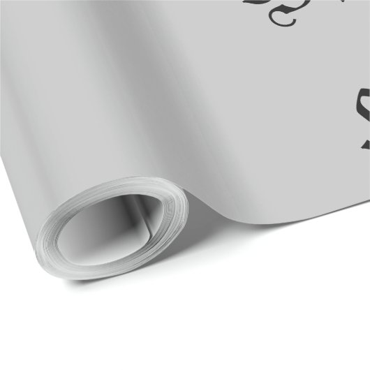 neutraler Glückstag in altmodischer Schrift Geschenkpapier (Rolleneckpunkt)