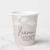 Neutraler Himmelsgeschlechtsverkehr Pappbecher (Vorderseite)