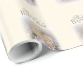 Neutraler, individualisierbarer Name des Babys, Li Geschenkpapier (Rolleneckpunkt)