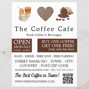 Neutraler Kaffeeshop-Flyer  Flyer