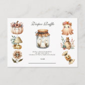 Neutraler Kern Halloween Diapper Raffle Begleitkarte (Vorderseite)