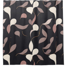 Neutraler Minimalistischer Duschvorhang - sauber,