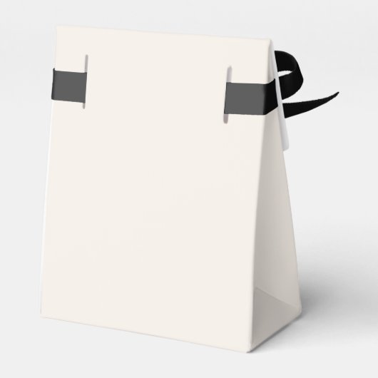 Neutraler, moderner Minimalistischer Monogrammname Geschenkschachtel (Rückseite)