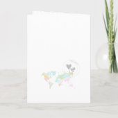 Neutraler Pass World Map Kinderdusche Einladung (Rückseite)