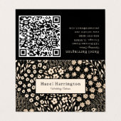 Neutraler QR-Code: Falsche Visitenkarte Visitenkarten (Außenseite Aufgefaltet)