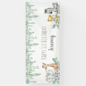 Neutraler Safari-Jungle Banner (Vertikal)