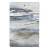 Neutraler Salznebel Mini Klemmbrett (Rückseite)