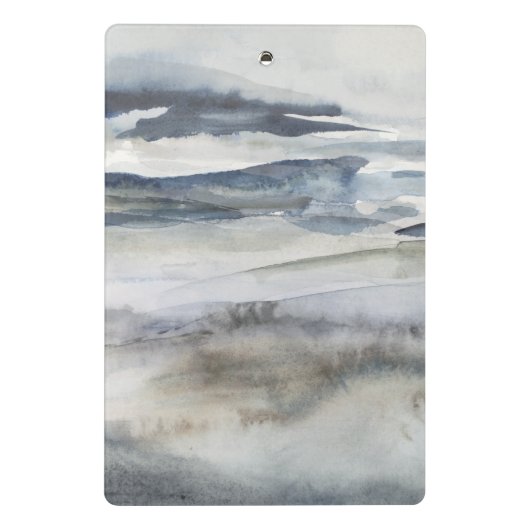 Neutraler Salznebel Mini Klemmbrett (Rückseite)