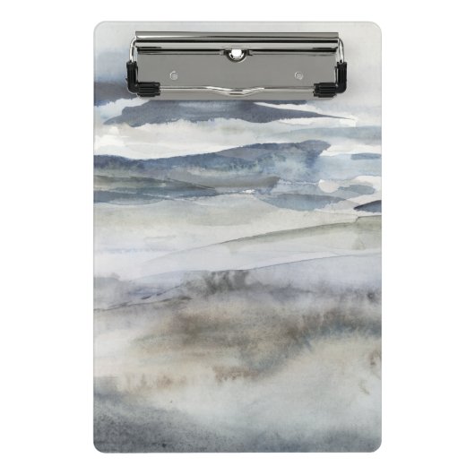 Neutraler Salznebel Mini Klemmbrett (Vorderseite)