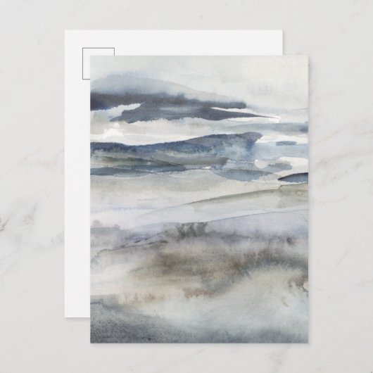 Neutraler Salznebel Postkarte (Vorne/Hinten)