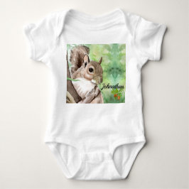 Neutraler Säugling-Outfit für Eichhörnchen Baby Strampler