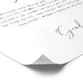 Neutraler Schnuller-Jagdschild Poster (Ecke)