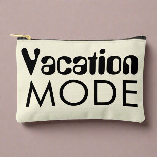 Neutraler schwarzer fettartiger Typografie Zubehörtasche