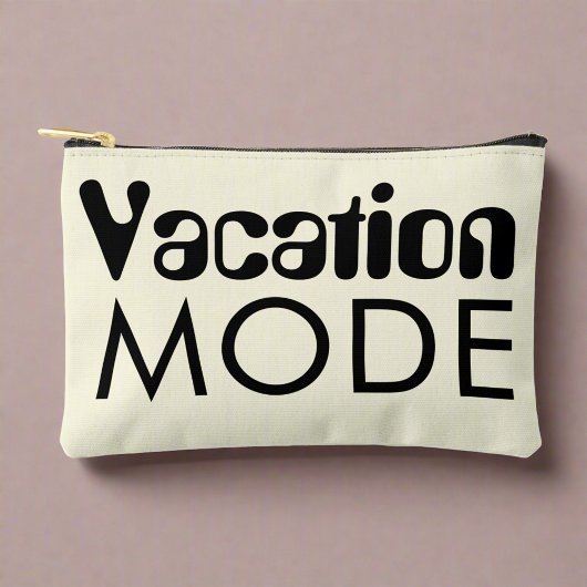 Neutraler schwarzer fettartiger Typografie Zubehörtasche