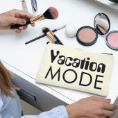 Neutraler schwarzer fettartiger Typografie Zubehörtasche