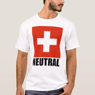 NEUTRALER (Schweizer Flaggen-) T - Shirt