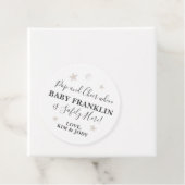 Neutraler Silberstern des Geschlechts Pop, wenn si Geschenkanhänger (Beispiel)