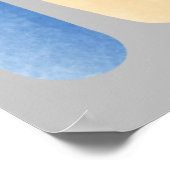 Neutraler Teddybär Poster (Ecke)