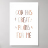 Neutraler Wassermann hat große Pläne für mich Poster (Vorne)