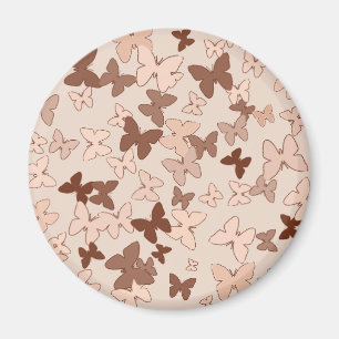 Neutraler weiblicher Schmetterlings-Magnet Magnet
