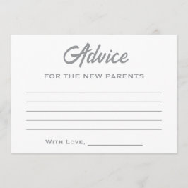 Neutraler Winter Little Snowflake Babydusche Hinweiskarte