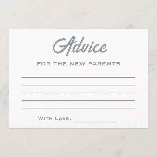 Neutraler Winter Little Snowflake Babydusche Hinweiskarte (Vorderseite)