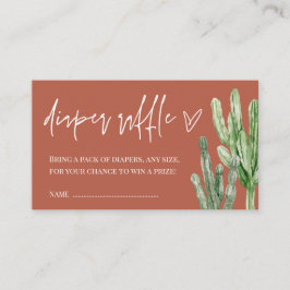 Neutraler Wüstenabwascher für Kaktus  Begleitkarte