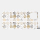 Neutrales Abstraktes Kreismuster Case-Mate iPhone Hülle (Rückseite (Horizontal))