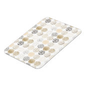 Neutrales Abstraktes Kreismuster Magnet (Linke Seite)