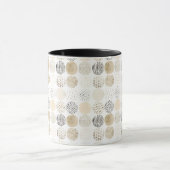 Neutrales Abstraktes Kreismuster Tasse (Zentrum)