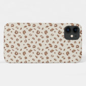 Neutrales abstraktes Leoparden-Druckmuster | Moder Case-Mate iPhone Hülle (Rückseite (Horizontal))