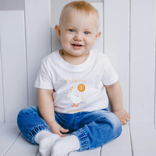 Neutrales Albernes Gänse 1. Geburtstag Baby T-shirt