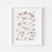 Neutrales Alphabet-englisches Plakat