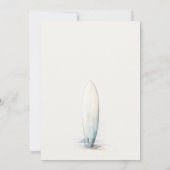 Neutrales Baby an Bord Surfbrett Babydusche Dankeskarte (Rückseite)