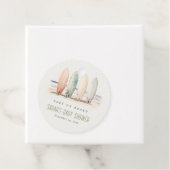 Neutrales Baby an Bord Surfbrett Babydusche Geschenkanhänger (Beispiel)