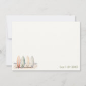 Neutrales Baby an Bord Surfbrett Babydusche Mitteilungskarte (Vorderseite)