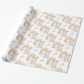 Neutrales Baby-Bunny-Wrapping-Papier Geschenkpapier (Ungerollt)