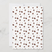 Neutrales Baby des Geschlechts ist das Brechen der Einladung (Rückseite)