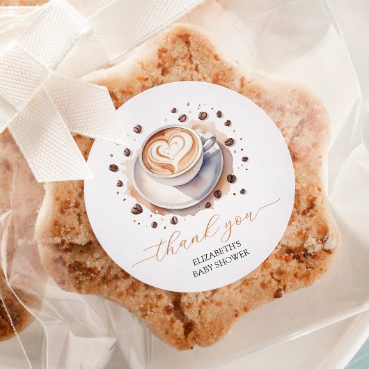 Neutrales Baby des Geschlechts ist das Brechen der Runder Aufkleber