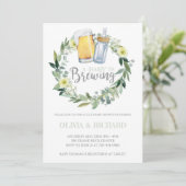 Neutrales Baby für das Geschlecht wird Babydusche  Einladung (Stehend Vorderseite)