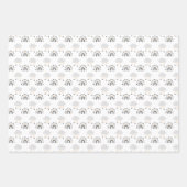 Neutrales Baby Geschenkpapier Set (Vorderseite)