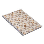 Neutrales Baby-Safari-Muster Notizblock (Rechte Seite)