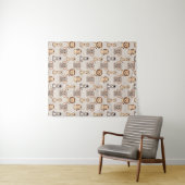 Neutrales Baby-Safari-Muster Wandteppich (Beispiel (Horizontal))