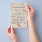 Neutrales Baby Shower Bingo Game Mutter Gänse Gend Flyer (Handgriff)