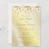 Neutrales Baby Shower Rocking Pferd Einladung (Rückseite)