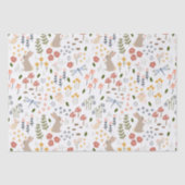 Neutrales Baby Woodland Tissue Paper Seidenpapier (Vorderseite)