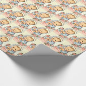 neutrales BABYPARTY-Geschenkverpackungspapier Geschenkpapier (Ecke)