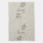 Neutrales Bauernhaus Geschirrtuch (Vertikal)