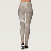 Neutrales Beige-Cloud Leggings (Rückseite)